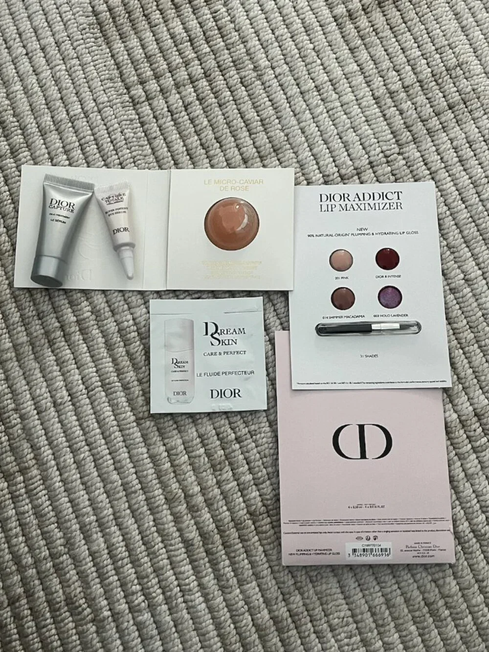 Dior Addict Lip Maximizer & Prestige + Capture Totale Beauty Skincare Bundle